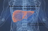 Disfunción cardiaca en cirrosis hepática