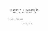 Historia y evolución de la tecnología.