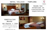 Experiencias Hotel Pamplona Villava***