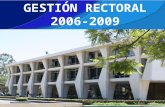 Gestión Rectoral período 2006-2008