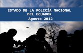 Enlace Ciudadano Nro. 287- Estado de la Policía Nacional del Ecuador Agosto 2012