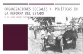 Organizaciones sociales y  políticas en 1920