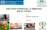 SECTOR FORESTAL Y EMPLEO EN EL PERU