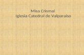 Misa Crismal en Valparaiso, 50 años sacerdocio Fr Pablo Moraza OCD