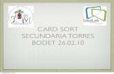 Card Sort Torres Bodet (Ka'vi project)