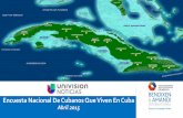 Encuesta a cubanos dentro de Cuba 2015