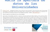 Enrique Teruel - Hacia la apertura de datos universitarios