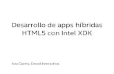 Desarrollo de apps híbridas HTML5 con intel XDK