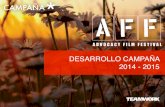 Reporte 2 Campaña Advocacy Film Festival 2015 - GALA