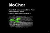 Biochar Field Trail 2014-2015 Presentation (Spanish)