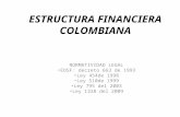 Estructura financiera colombiana