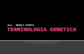 Terminología genética