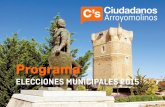 C's Arroyomolinos - Programa municipales 2015