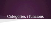 Categories i funcions