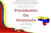 Daniel peña Presidentes de Venezuela