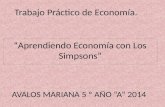 Trabajo práctico de economía. Mariana Avalos