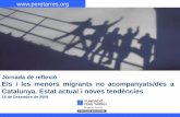 Menors migrants no acompanyats a Catalunya. Fundació Pere Tarrés