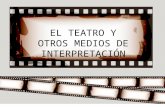Teatro y cine. Otros medios para interpretar. Lengua castellana. 1.º ESO