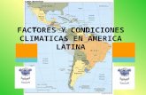 Climas y poblacion de america latina
