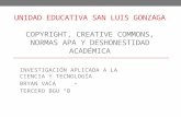Investigación - NormasAPA,CC,Des.Acade,Copyright - Bryan Vaca