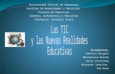 Las TIC y los nuevos escenarios educativos (II)