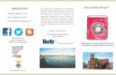 Tríptico Ruta literaria Proyecto mapaTIC (versión en castellano)