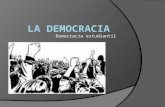 la democracia y todo acerca de ella