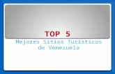 Los Cinco Mejores Lugares de Venezuela