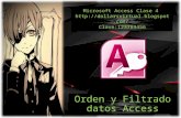 Clase 4   agenda - orden y filtrado datos access