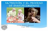 Nutrición y el proceso de envejecimiento