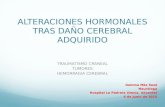 Alteraciones hormonales en TCE