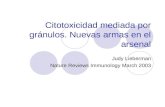 Citotoxicidad Mediada por Gránulos.
