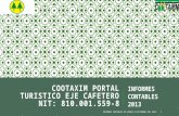 INFORMACION CONTABLE COOTAXIM PORTAL TURISTICO DEL EJE CAFETERO AÑO 2013