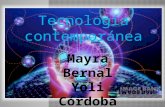 Tecnología contemporánea Yoli Córdoba y Mayra Bernal