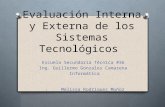 Evaluación interna y externa de los sistemas tecnológicos