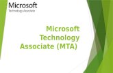 Microsoft technology associate (mta)1