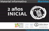 Inicial 2 años, 2015. Material informativo - Colegio Santa María, Maristas. Montevideo, Uruguay.