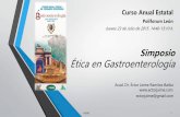 Ética en Gastroenterología. Ethics in Gastroenterology