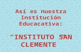 Institución Educativa Instituto San Clemnete