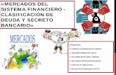 «MERCADOS DEL SISTEMA FINANCIERO - CLASIFICACIÓN DE DEUDA Y SECRETO BANCARIO»