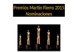 Nominacion Martín Fierro 2015