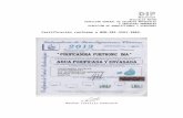 Certificado conforme nom dawa  dif