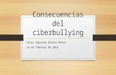 Consecuencias del ciberbullying