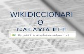 Wikidiccionario Galaxia E/LE