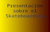 Presentacion skateboarding