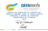 Rcuentas2014 Consejo Cantonal para la Protección de Derechos a Grupos de atención prioritaria de Catamayo