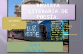 Revista literaria de poesía.zona de poetas.