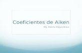 Los coeficientes de Aiken: Su importancia para el análisis de confiabilidad y validez. - Alberto Alegre Bravo