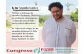 Iván Cepeda Castro, ponente en el Congreso Poder Ciudadano, ¡el poder de la gente!