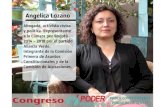Angélica Lozano, ponente en el Congreso Poder Ciudadano, ¡poder de la gente, poder constituyente!